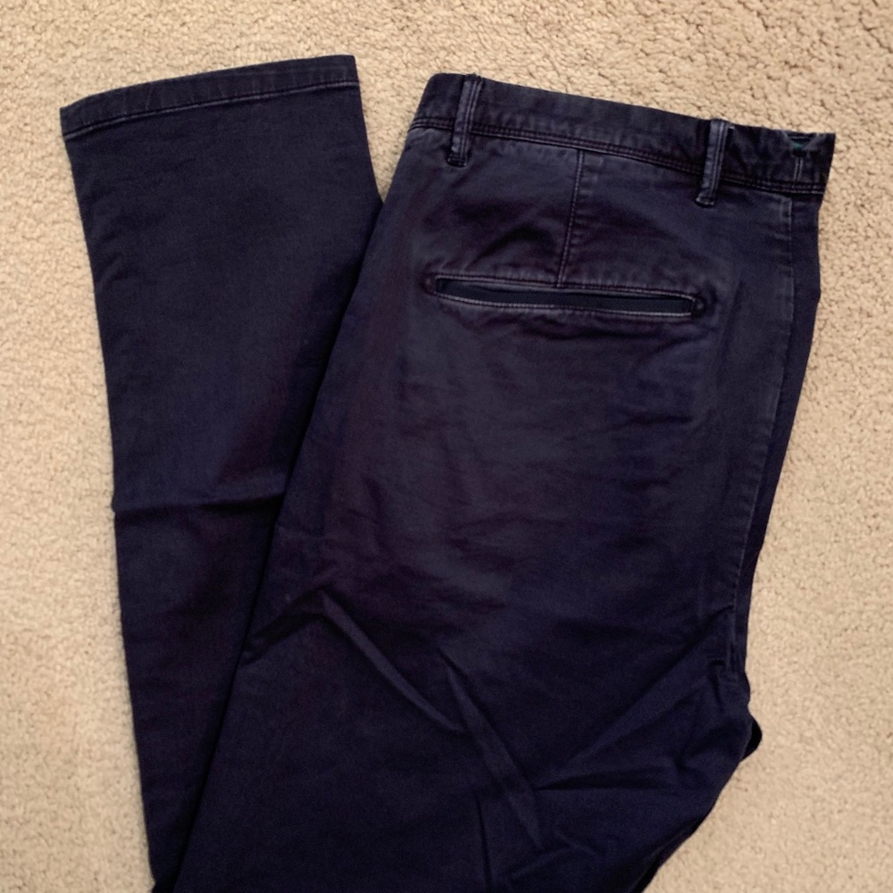 Scotch and soda blue chino pants